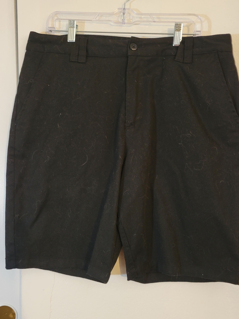 O'Neill Men's Black Flat Front Shorts